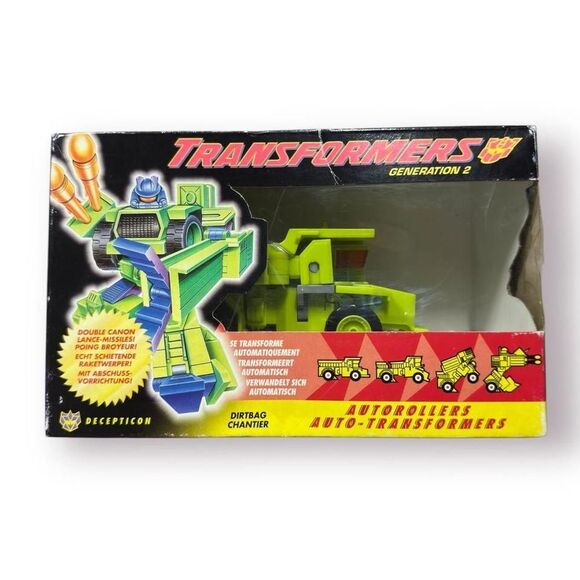 Transformers G2‎ Dirtbag Chantier Excavators Japan 1994 Super Rare BNWB